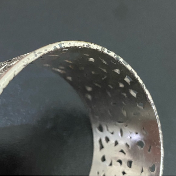 BRIGHTON Serendipity Ornate Scroll Wide Chunky Bangle Bracelet 85.2g - Picture 13 of 16